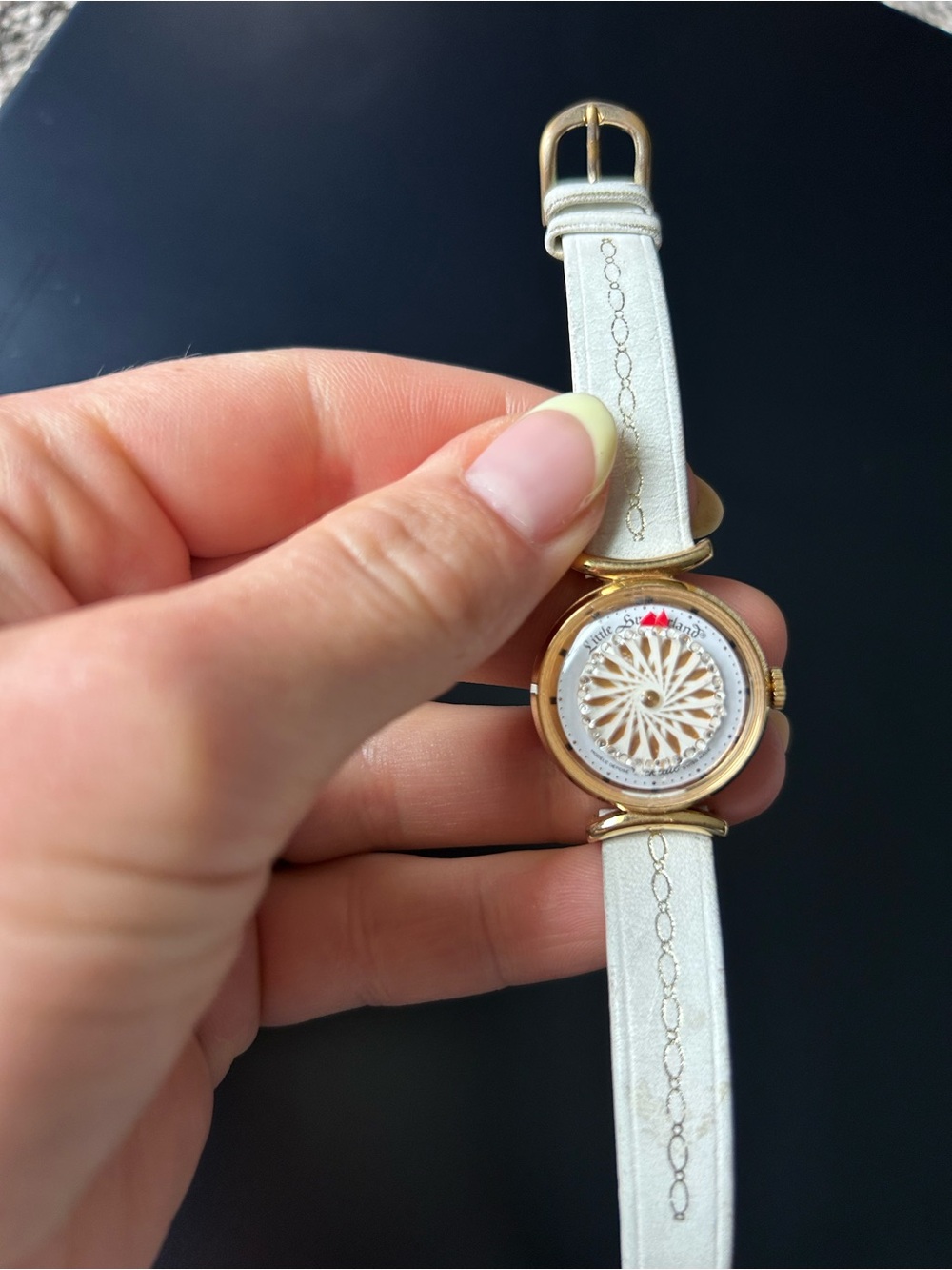 Ernest Borel Watch. White and Gold Women's Fashion Watch